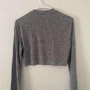 Shein long sleeve grey top